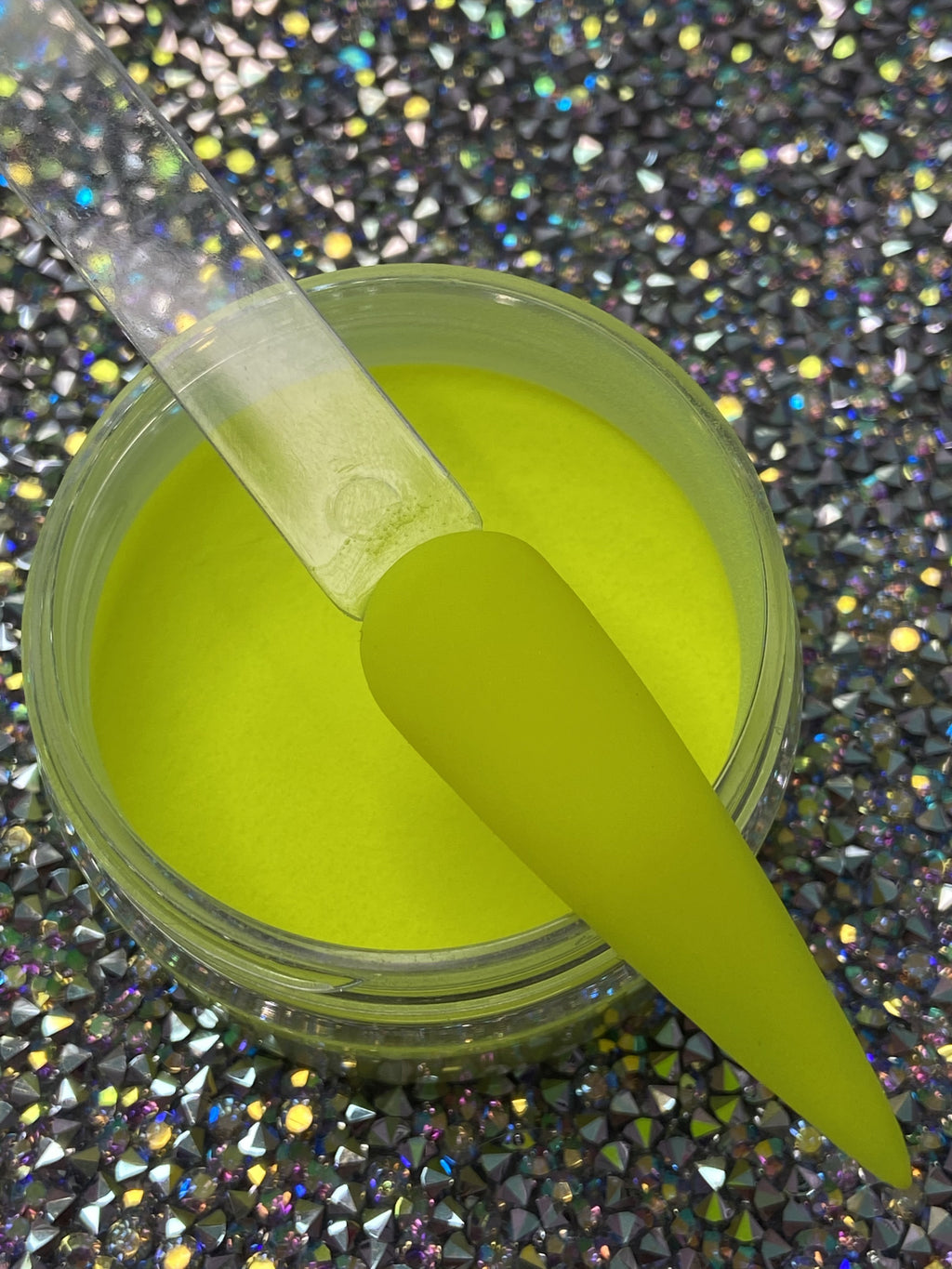 Neon Yellow Glazed Acrylic Colour Powder 28g