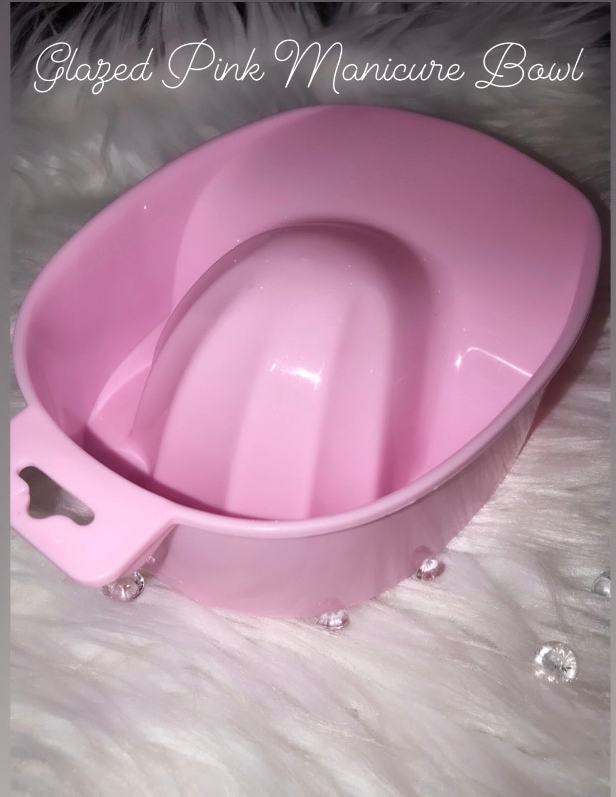 Glazed Pink Manicure Bowl